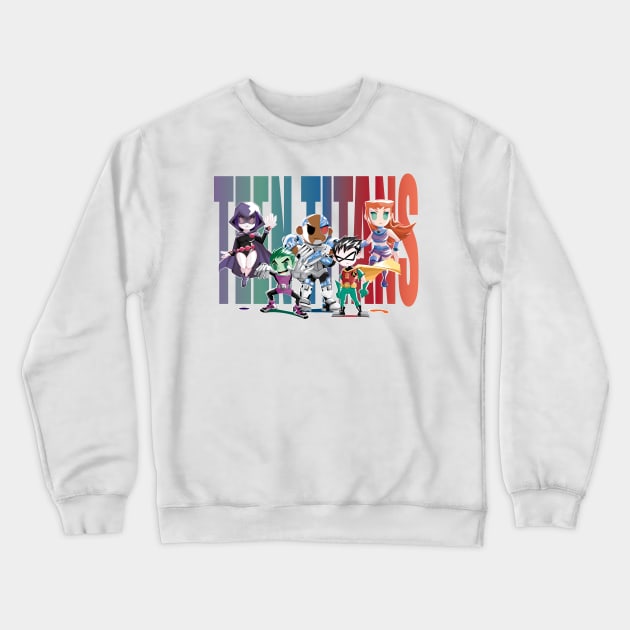 Teen Titans Crewneck Sweatshirt by drencielos